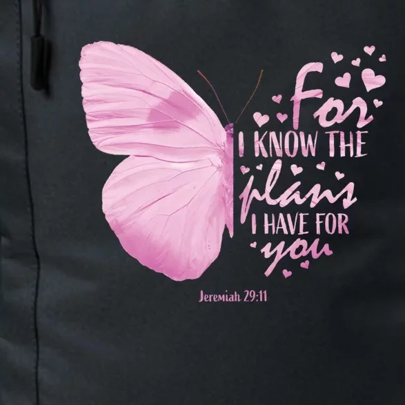 Religious Funny Gift Mom Christian Bible Verse Butterfly Gift Daily Commute Backpack