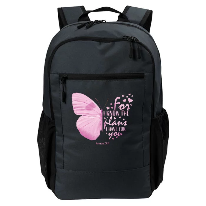 Religious Funny Gift Mom Christian Bible Verse Butterfly Gift Daily Commute Backpack