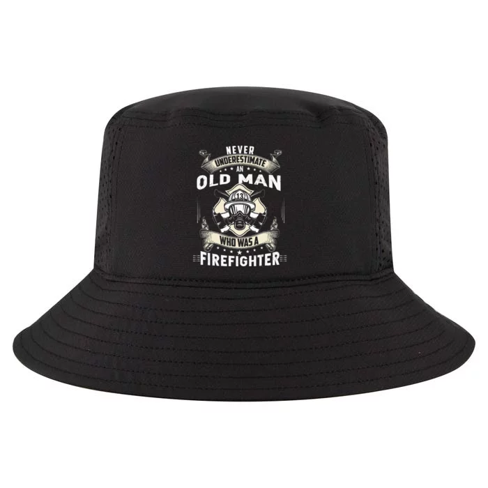 Retired Firefighter Gifts Retired Firefighter Cool Comfort Performance Bucket Hat