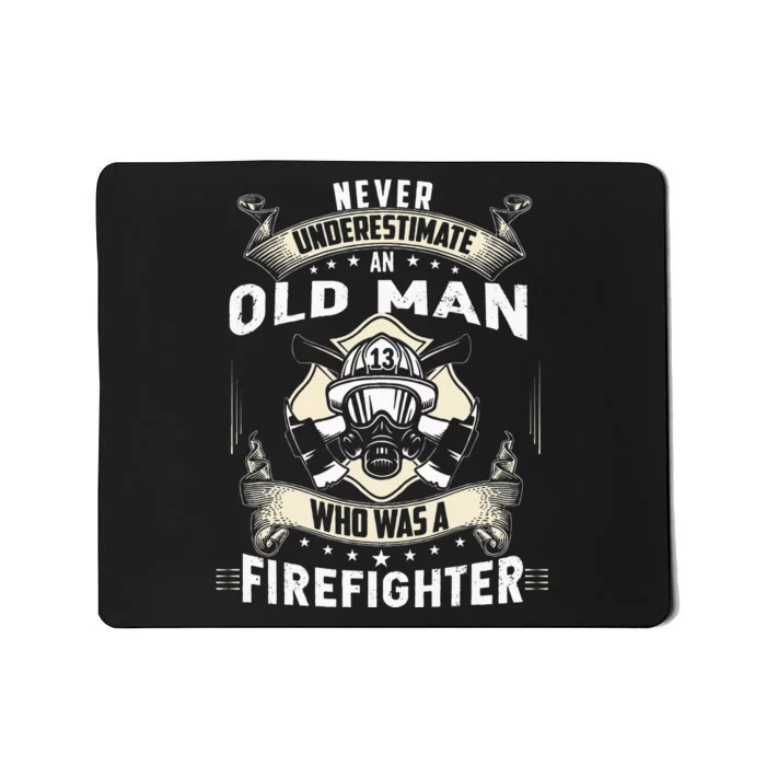 Retired Firefighter Gifts Retired Firefighter Mousepad