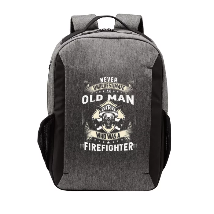 Retired Firefighter Gifts Retired Firefighter Vector Backpack