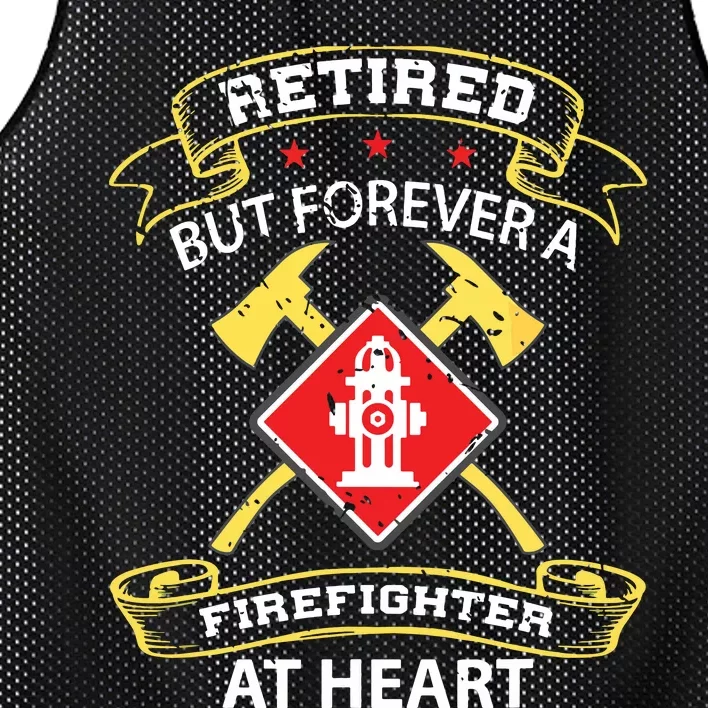 Retired Firefighter Gift Fireman Retirement Firefighter Mesh Reversible Basketball Jersey Tank