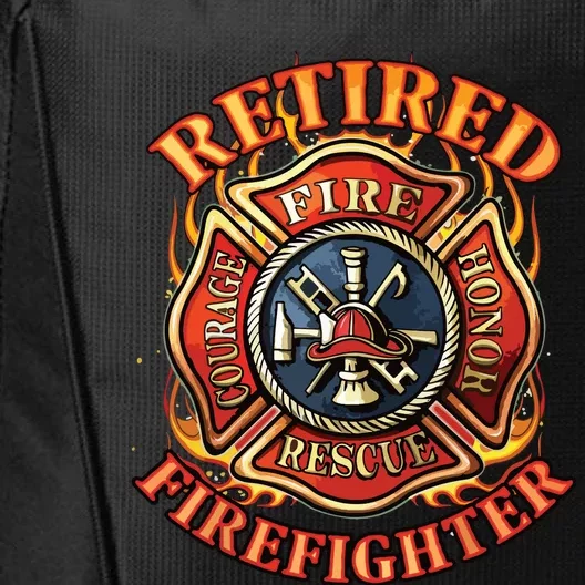 Retired Firefighter Gift Fireman Retirement Party Gift City Backpack