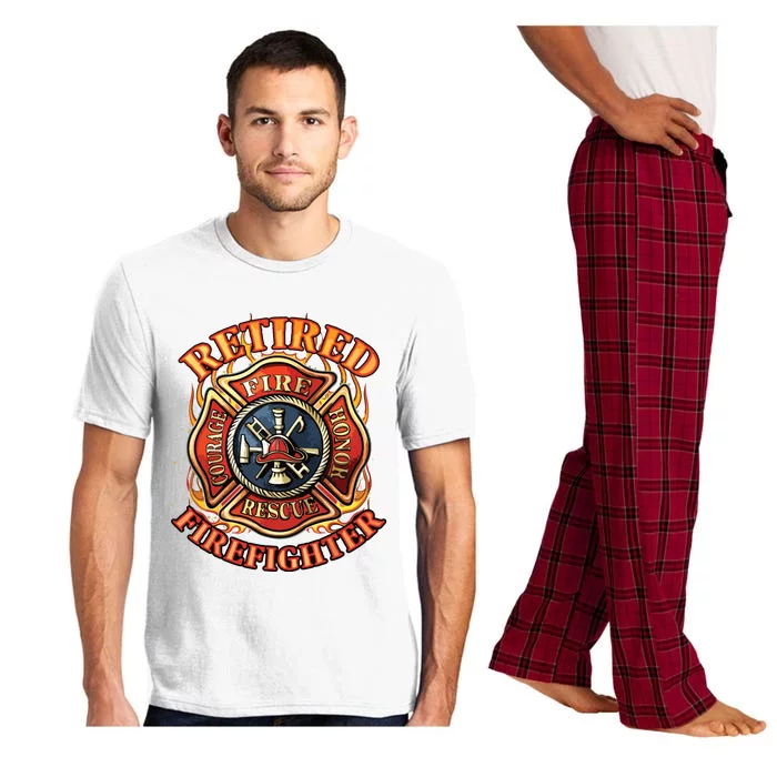 Retired Firefighter Gift Fireman Retirement Party Gift Pajama Set