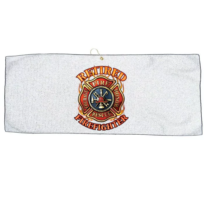 Retired Firefighter Gift Fireman Retirement Party Gift Large Microfiber Waffle Golf Towel