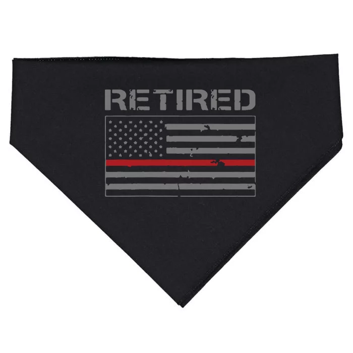 Retired Firefighter Gifts Firefighter Retirement Gifts USA-Made Doggie Bandana