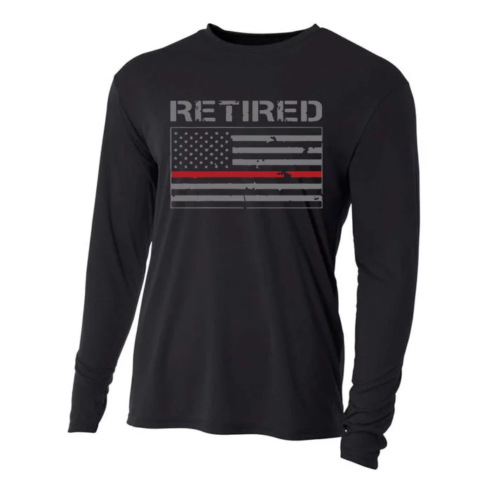 Retired Firefighter Gifts Firefighter Retirement Gifts Cooling Performance Long Sleeve Crew