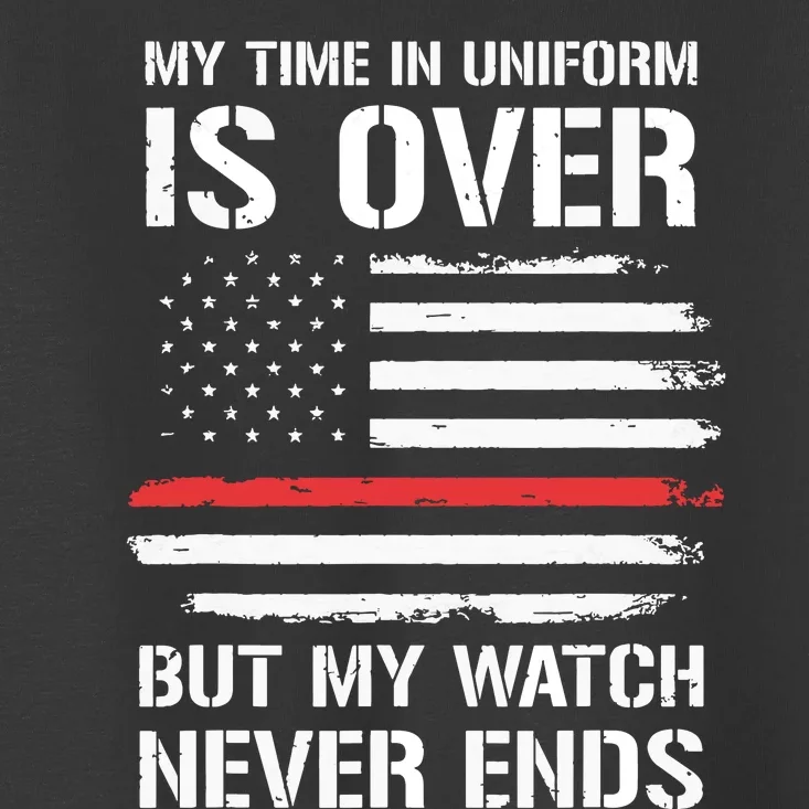 Retired Firefighter Gifts Shirts Thin Red Line Toddler T-Shirt