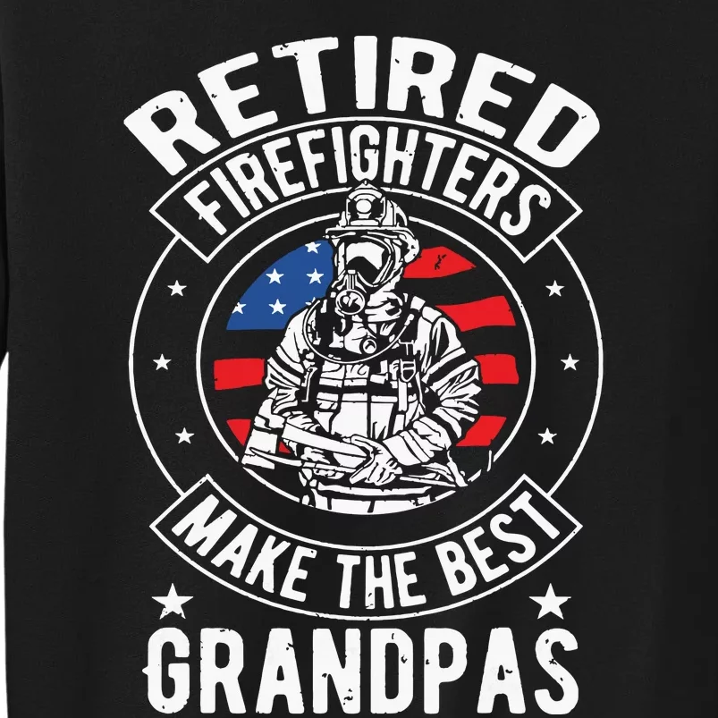 Retired Firefighter Grandpa Fireman Retirement Gift Sweatshirt