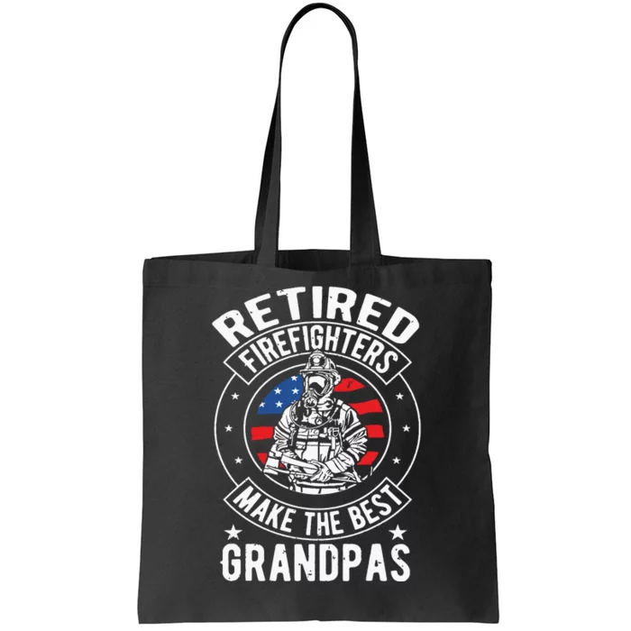 Retired Firefighter Grandpa Fireman Retirement Gift Tote Bag