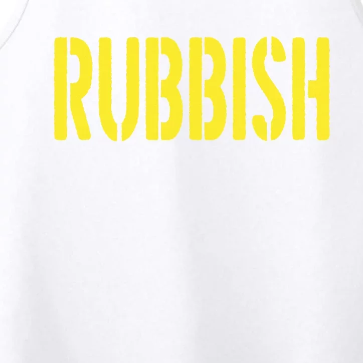 Rubbish funny gamer lover Performance Tank