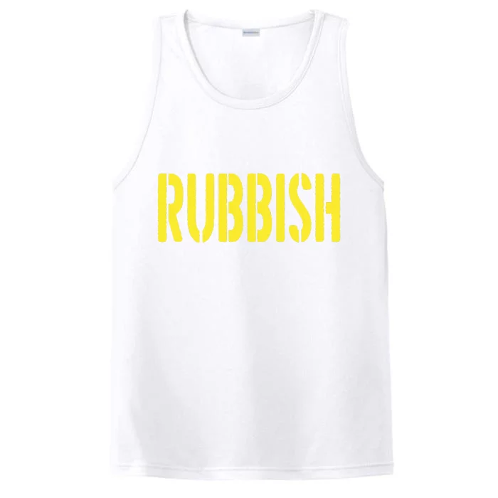 Rubbish funny gamer lover Performance Tank