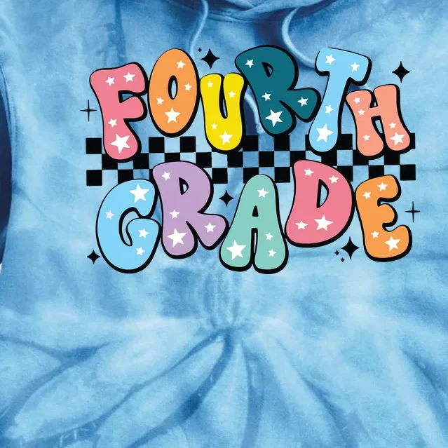 Retro Fourth Grade Tie Dye Hoodie