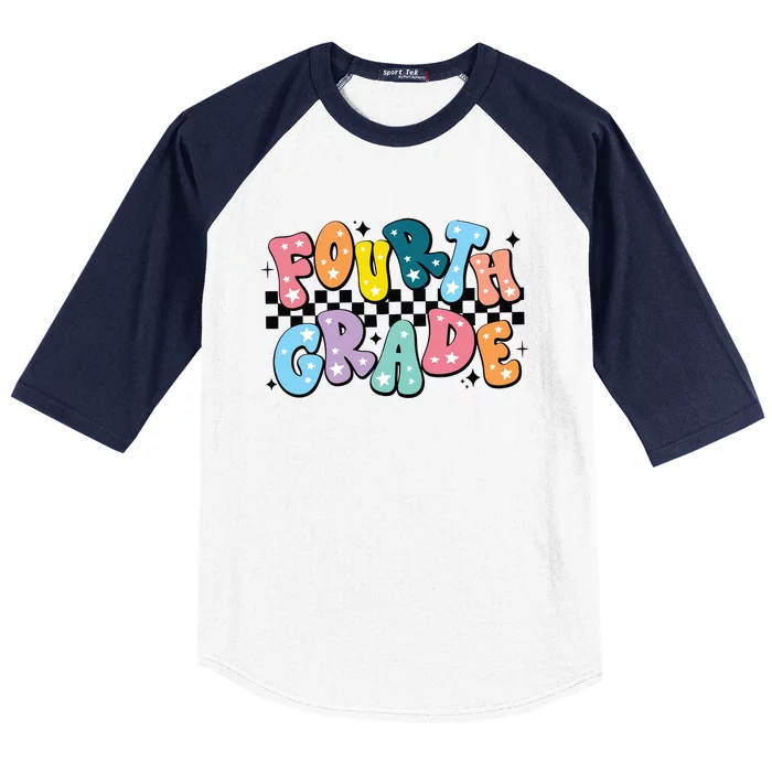 Retro Fourth Grade Baseball Sleeve Shirt