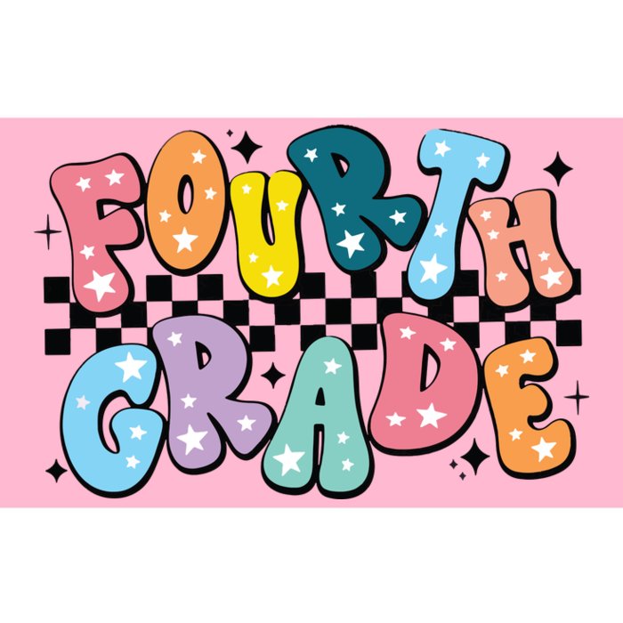 Retro Fourth Grade Bumper Sticker