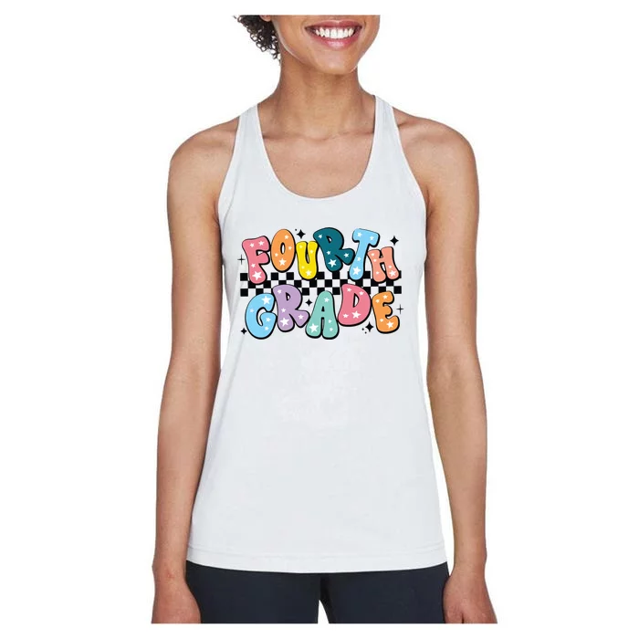 Retro Fourth Grade Women's Racerback Tank