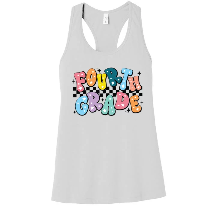 Retro Fourth Grade Women's Racerback Tank