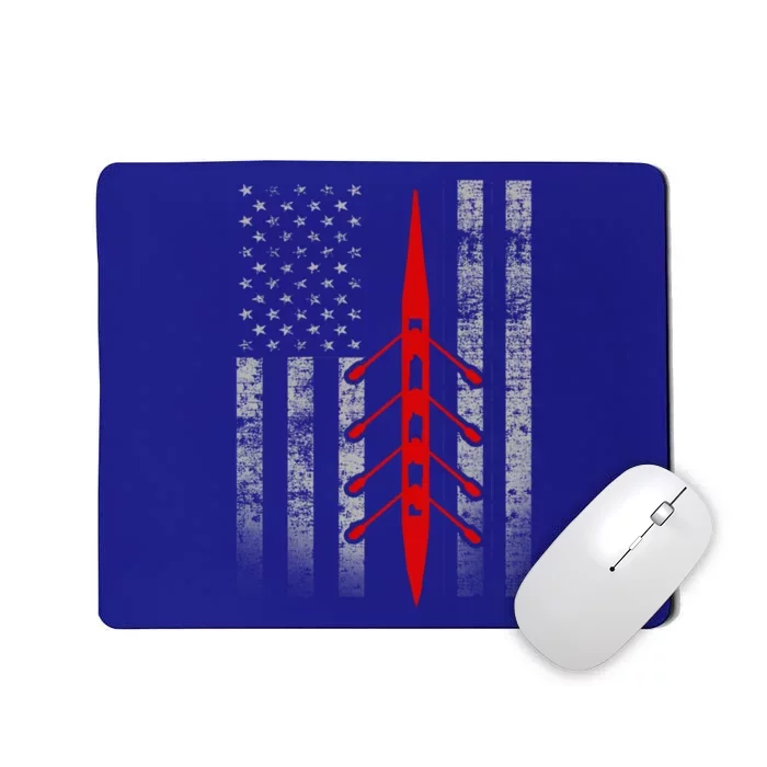 Rowing Flag Gift Rowing Boat Flag Hooded Meaningful Gift Mousepad