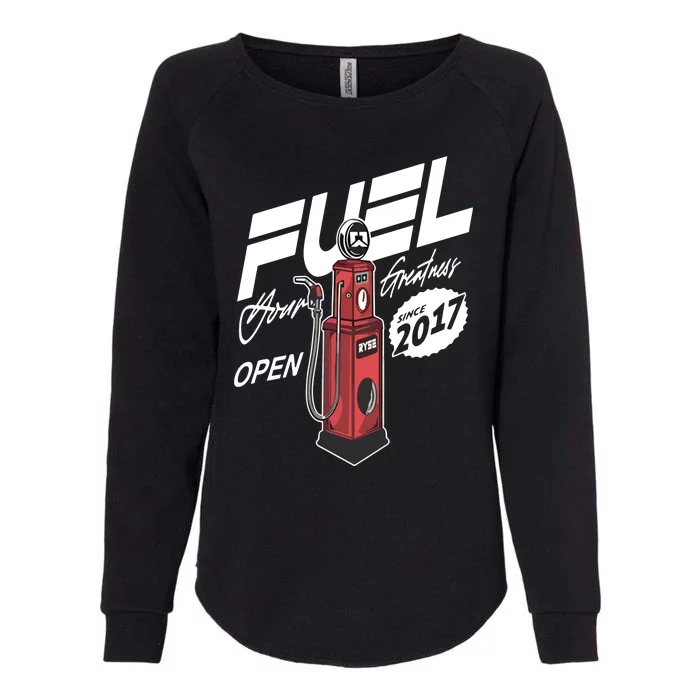 Ryse Fuel Gas Pump Womens California Wash Sweatshirt