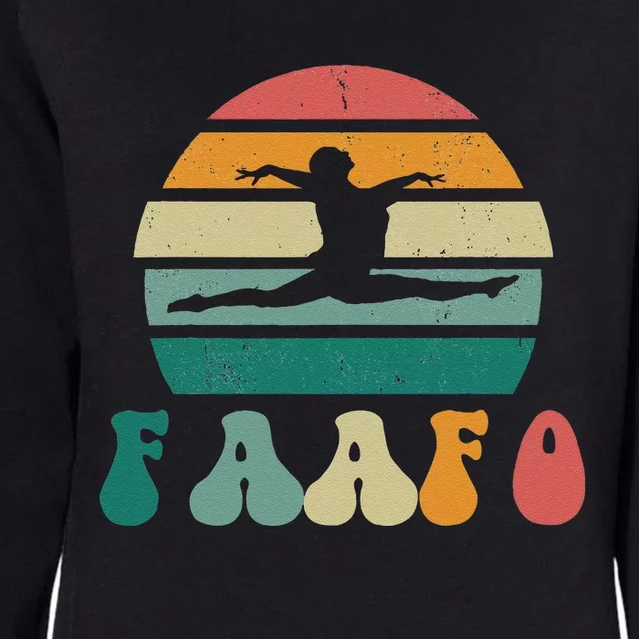 Retro Faafo Gymnastics Gymnast Womens California Wash Sweatshirt