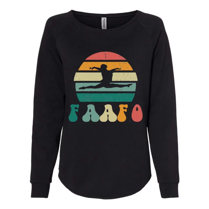 Retro Faafo Gymnastics Gymnast Womens California Wash Sweatshirt