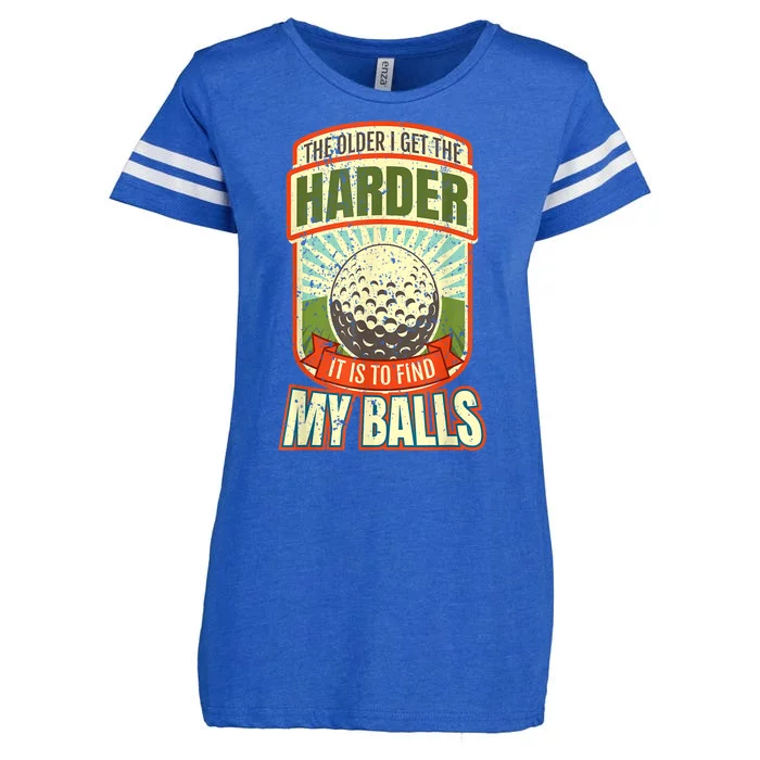 Retro Funny Golf For Golfer Gift Enza Ladies Jersey Football T-Shirt