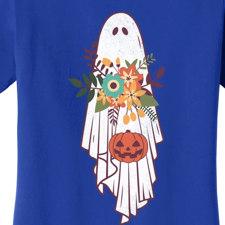 Retro Flower Ghost Gift Women's T-Shirt