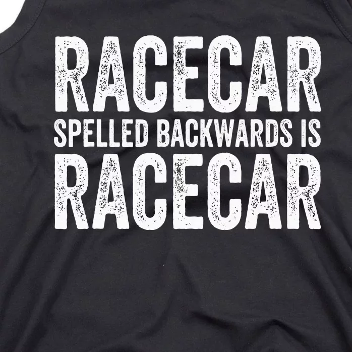 Racecar for Gift Mechanic Fast Race Car Racing Funny Tank Top