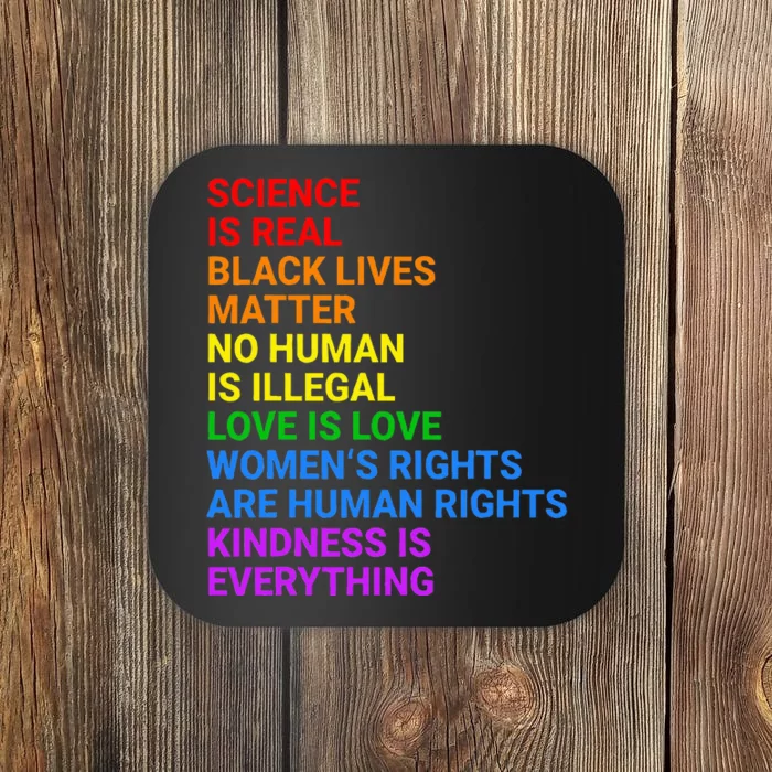 Rainbow Flag Human Rights Gay Rights Lgbtq+ Pride Coaster