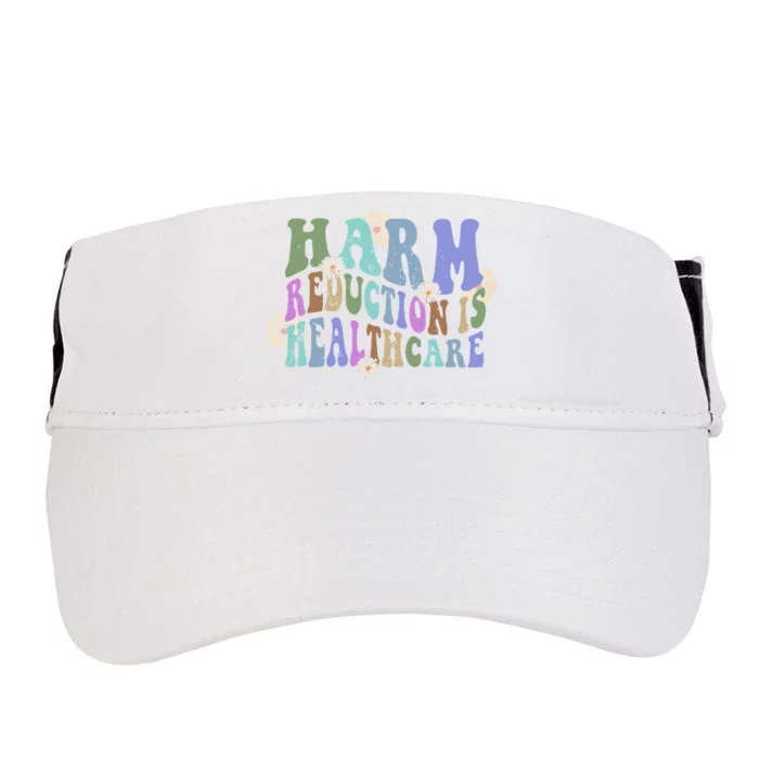 Retro Flower Harm Reduction Healthcare Overdose Awareness Adult Drive Performance Visor