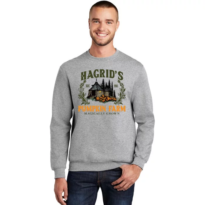 Retro Fall HagridS Pumpkin Farm Patch Autumn Pumpkin Garden Tall Sweatshirt