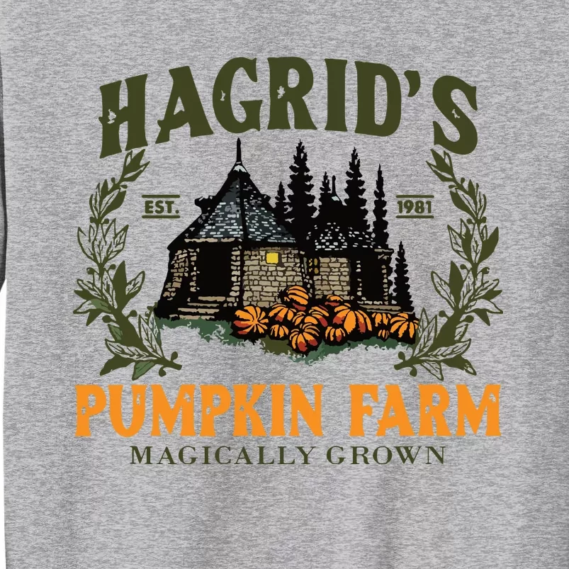 Retro Fall HagridS Pumpkin Farm Patch Autumn Pumpkin Garden Tall Sweatshirt