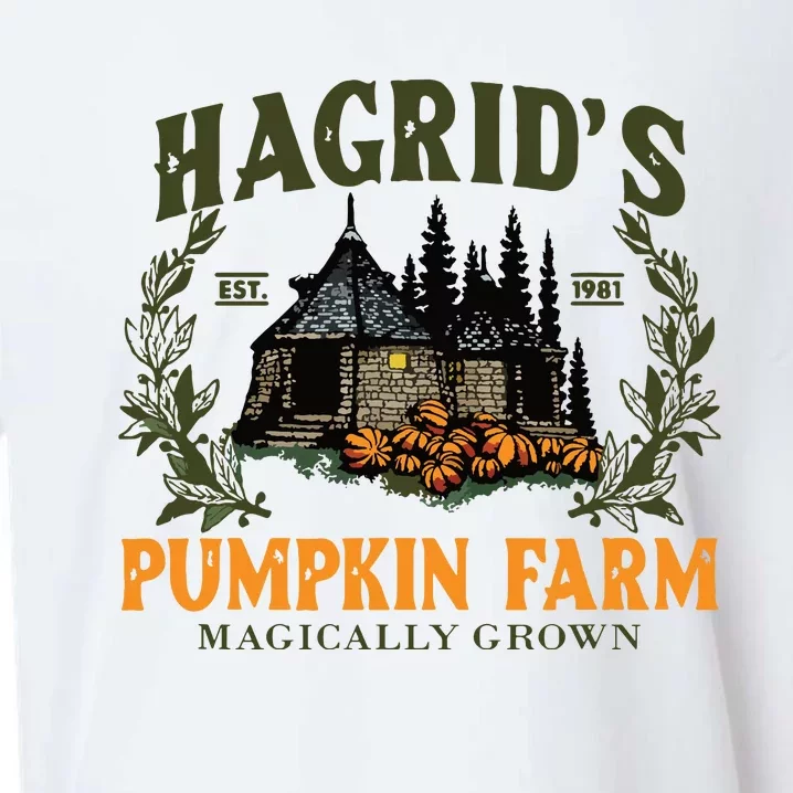 Retro Fall HagridS Pumpkin Farm Patch Autumn Pumpkin Garden Sueded Cloud Jersey T-Shirt