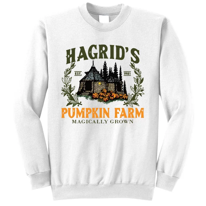 Retro Fall HagridS Pumpkin Farm Patch Autumn Pumpkin Garden Sweatshirt