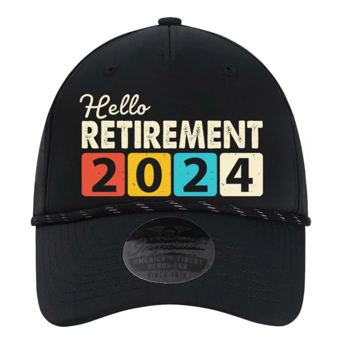 Retro Funny Hello Retiret 2024 Gift Performance The Dyno Cap