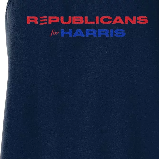 Republicans For Harris Walz Funding Campaign President 2024 Women's Racerback Tank