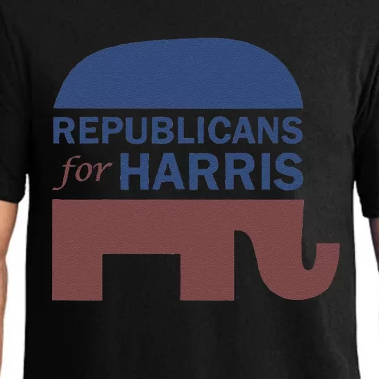 Republican For Harris Walz President Campaign Funding 2024 Pajama Set