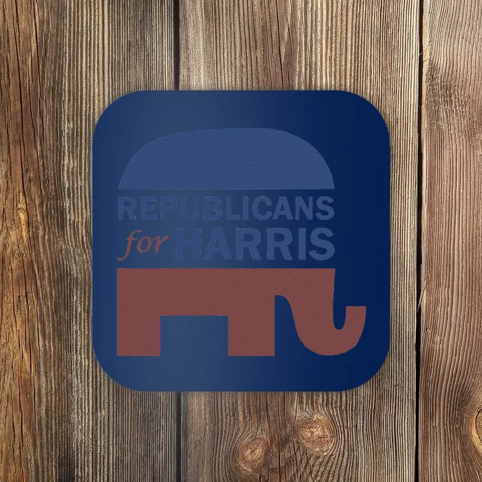 Republican For Harris Walz President Campaign Funding 2024 Coaster