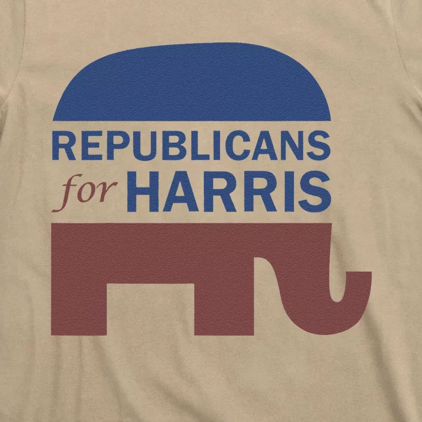 Republican For Harris Walz President Campaign Funding 2024 T-Shirt