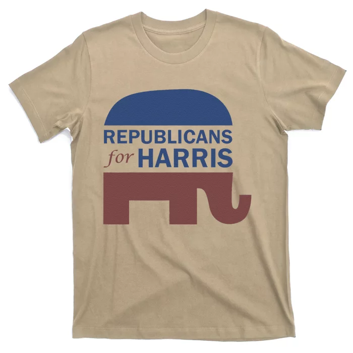 Republican For Harris Walz President Campaign Funding 2024 T-Shirt