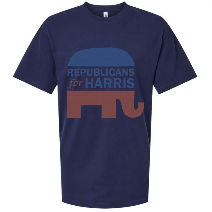 Republican For Harris Walz President Campaign Funding 2024 Sueded Cloud Jersey T-Shirt