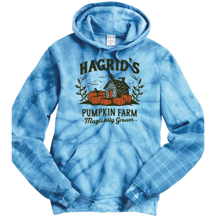 Retro Fall HagridS Pumpkin Farm Patch Autumn Pumpkin Garden Tie Dye Hoodie