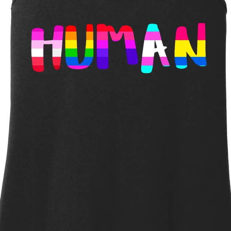 Rainbow Flag Human Rights Gay Rights Lgbtq Pride Month Ladies Essential Tank