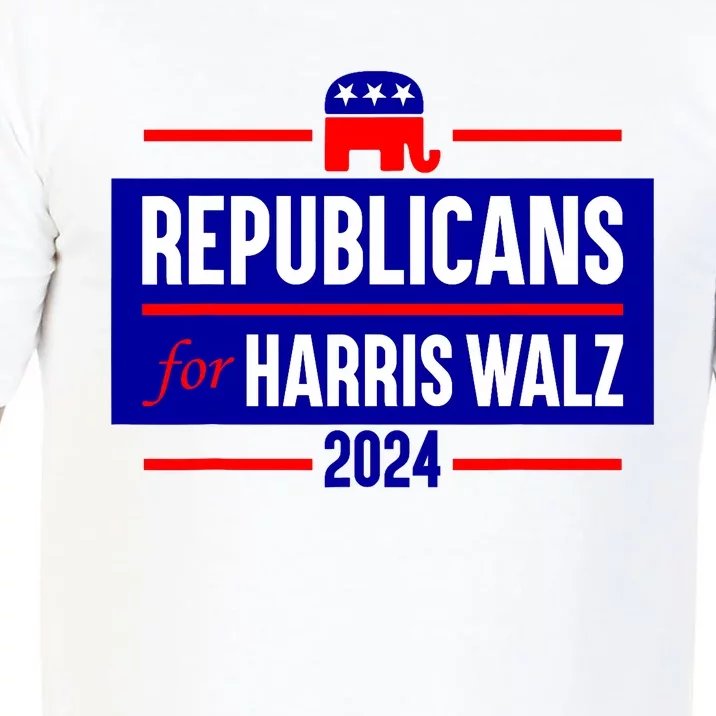 Republicans For Harris Walz Kamala Harris For President 2024 Comfort Colors T-Shirt