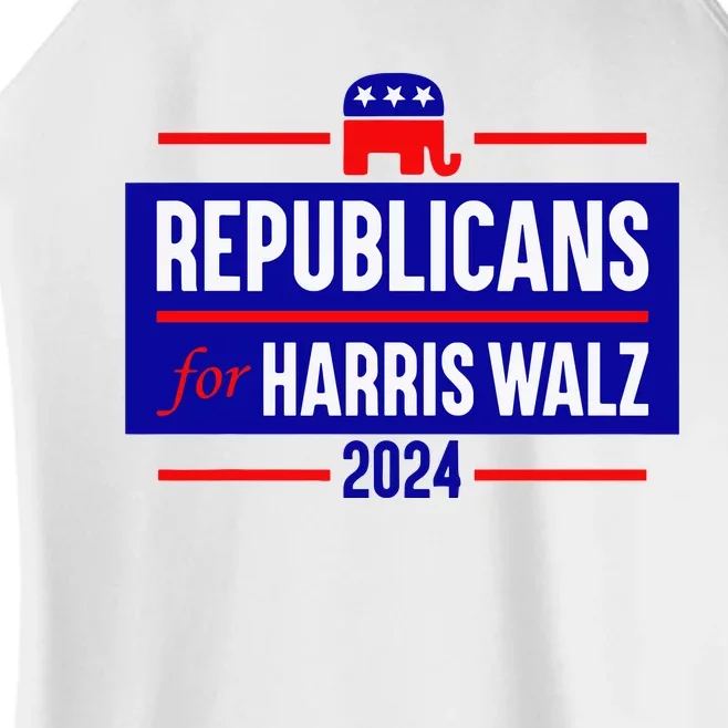 Republicans For Harris Walz Kamala Harris Women’s Perfect Tri Rocker Tank