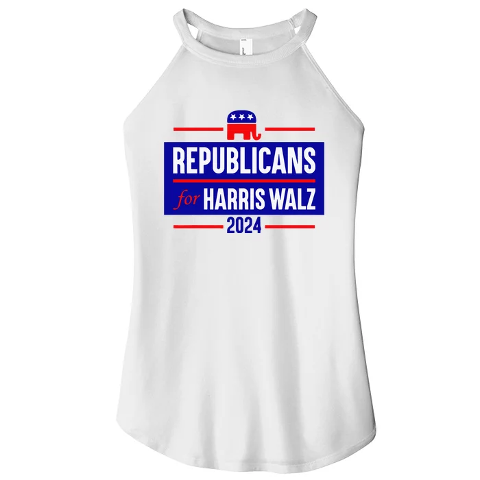 Republicans For Harris Walz Kamala Harris Women’s Perfect Tri Rocker Tank