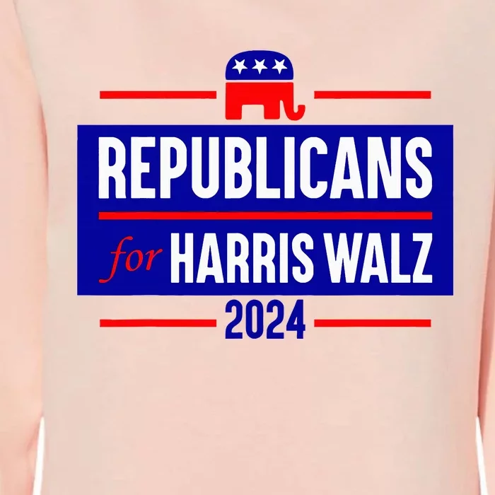 Republicans For Harris Walz Kamala Harris For President 2024 Womens California Wash Sweatshirt