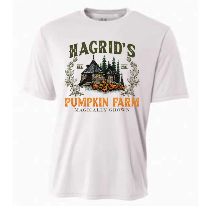 Retro Fall HagridS Pumpkin Farm Patch Autumn Pumpkin Garden Cooling Performance Crew T-Shirt