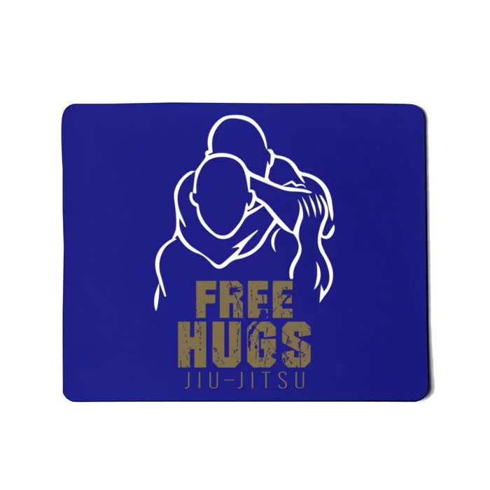 Retro Free Hugs Wrestling Judo Jiu Jitsu Funny Free Dad Hugs Funny Gift Mousepad