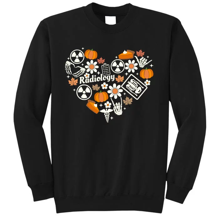 Radiology Fall Heart Xray Tech Autumn Pumpkin Thanksgiving Sweatshirt